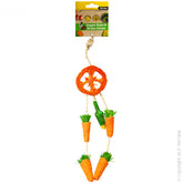 Pet One Veggie Rope & Straw Hanging Dreamcatcher