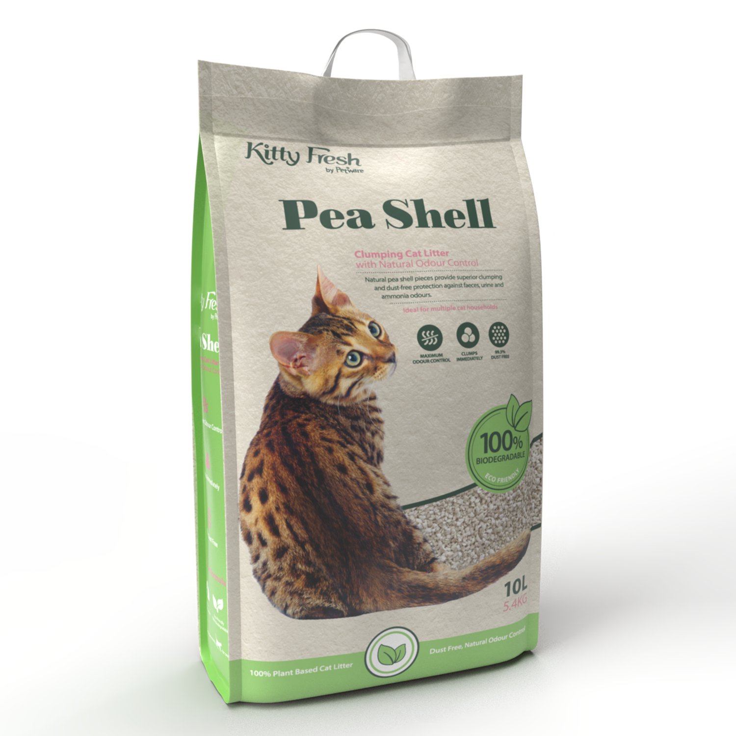 Kitty Fresh Pea Shell Litter 10L / 5.4kg