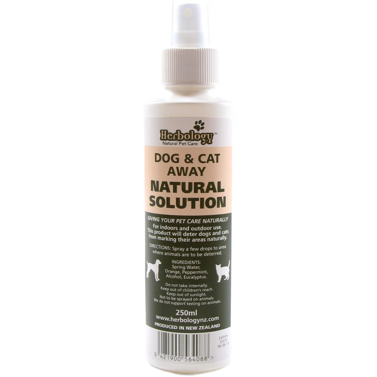 Herbology Dog & Cat Away Natural Solution 250ml