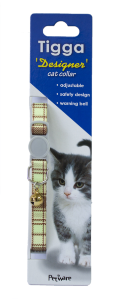 Tigga Textile Cat Collar