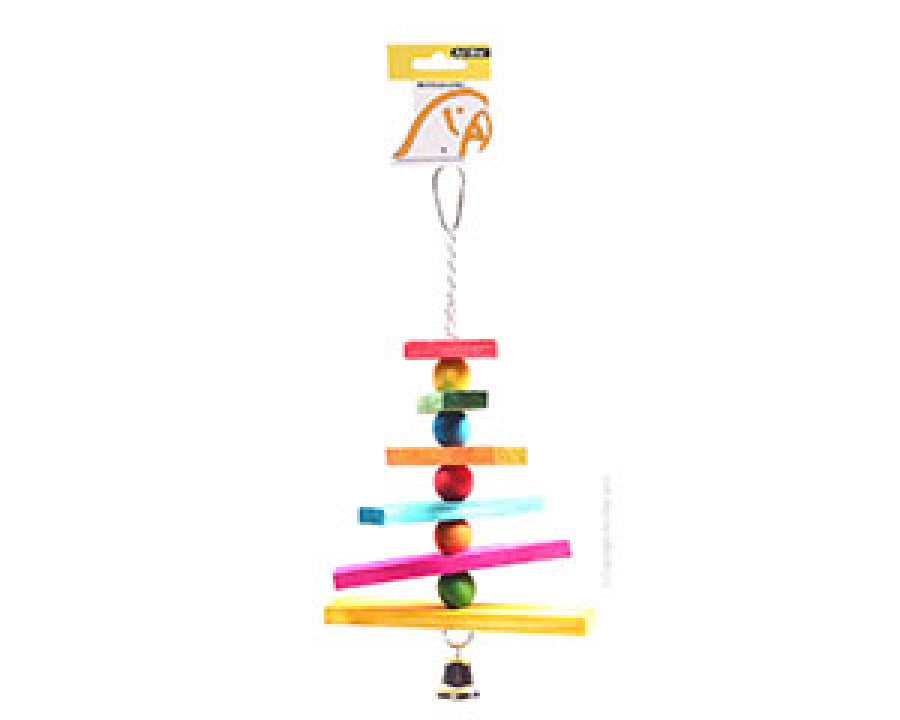 Avi One Parrot Toy Coloured Block Chain
