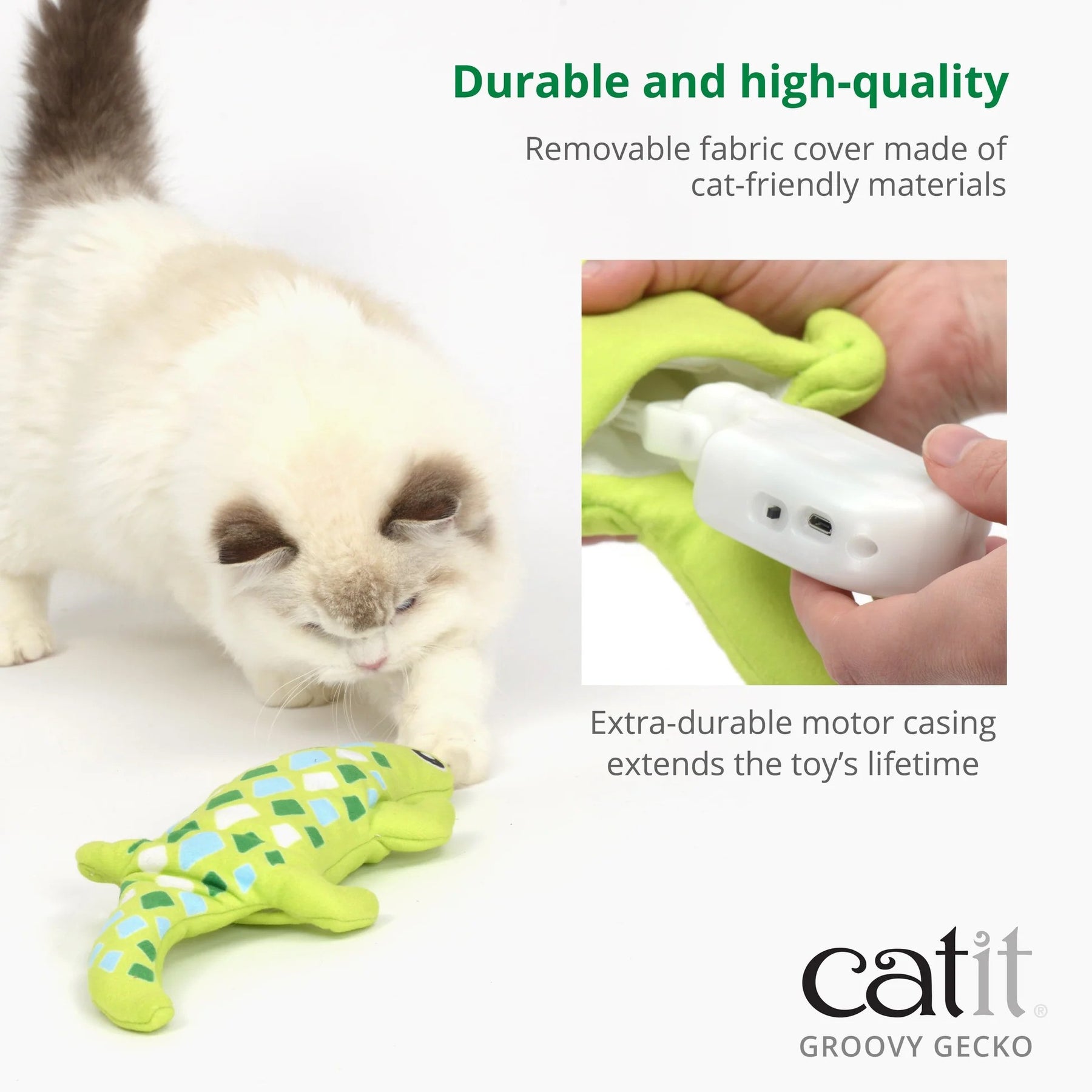 Catit Groovy Gecko Green