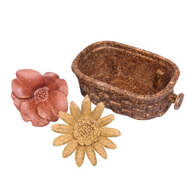 Small Animal Treat Flower Basket 3pcs