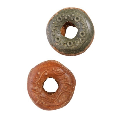 Small Animal Treat Donuts Small 2pcs Green/Orange