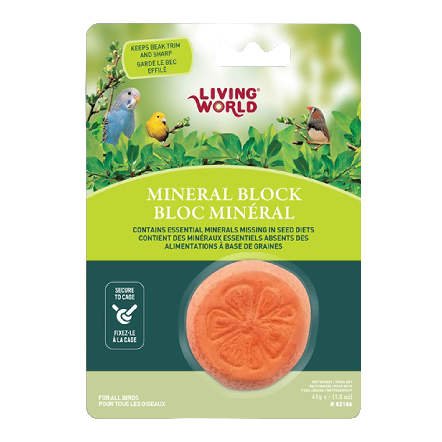 Bird Mineral Block Orange