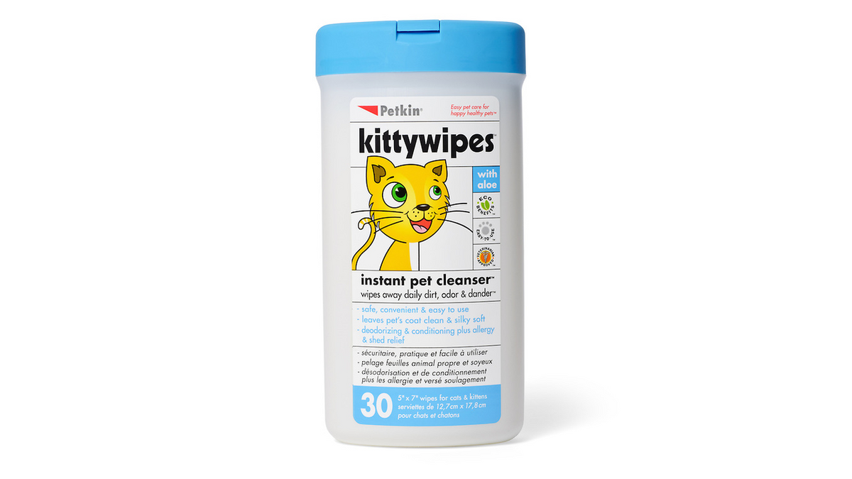 Petkin Kitty Wipes 30pk