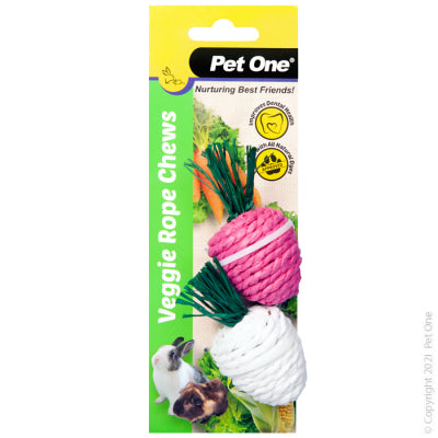 Pet One Veggie Chew Radishes 2pk