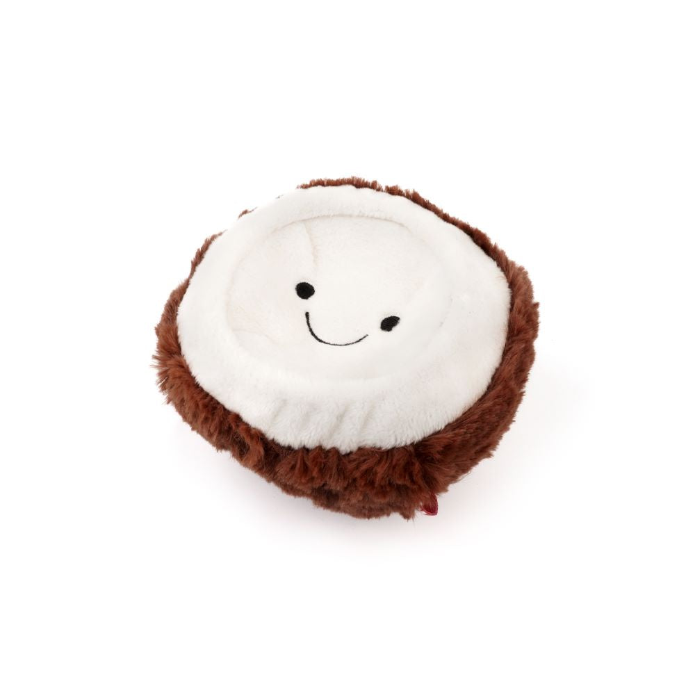 Spike Kawaii Coconut Plush Dog Toy