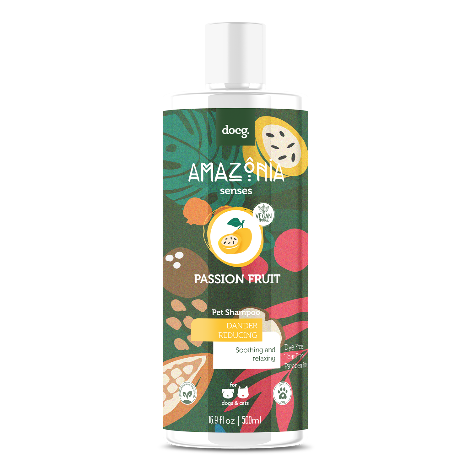Amazonia Senses Passion Fruit Shampoo 500ml