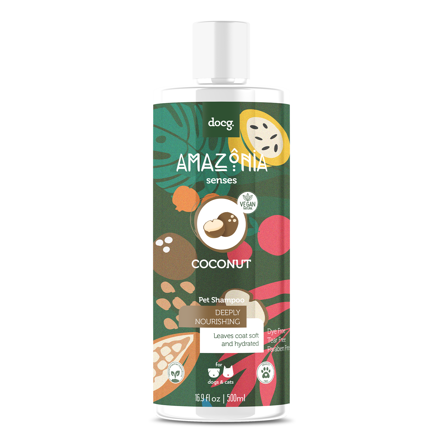 Amazonia Senses Coconut Shampoo 500ml