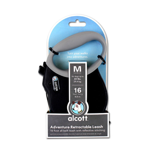 Adventure Retractable Lead Black 4.8m