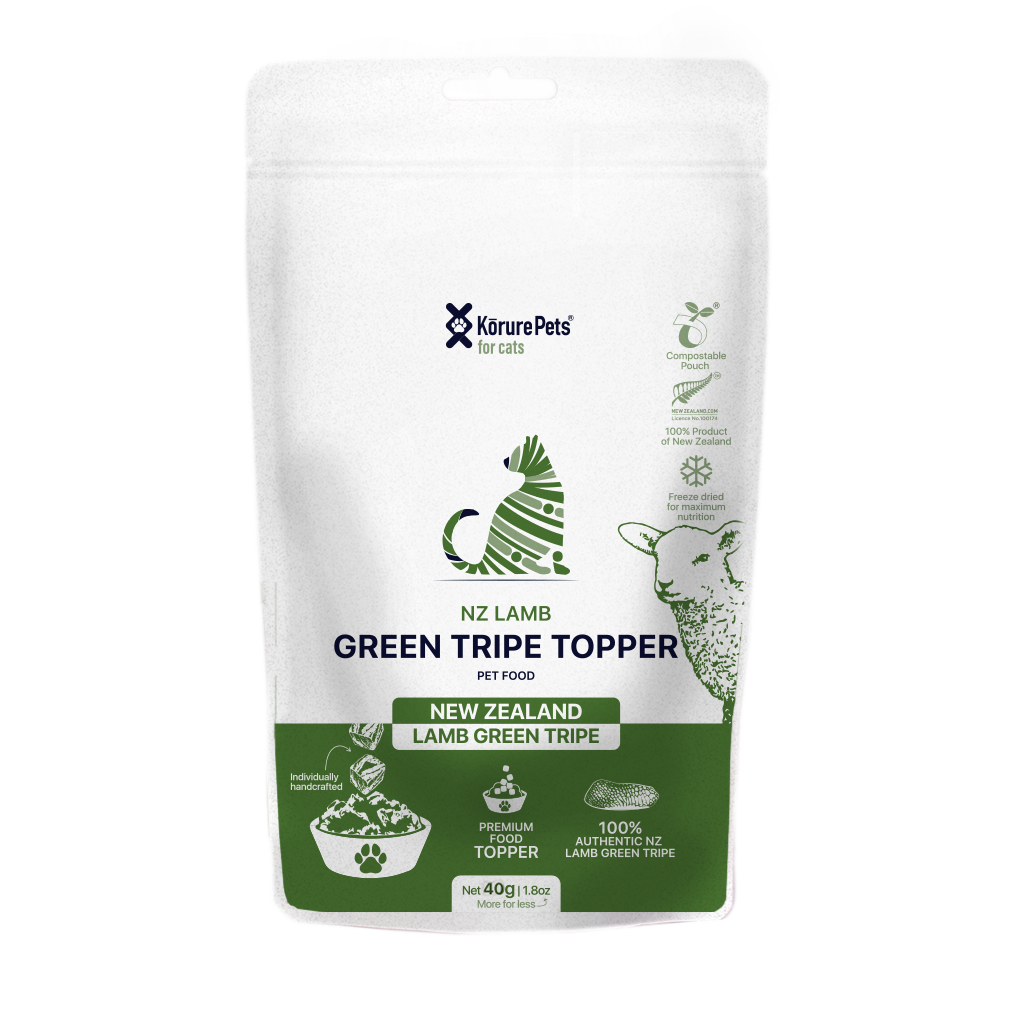 Korure Pets Cat Green Tripe Topper 40g