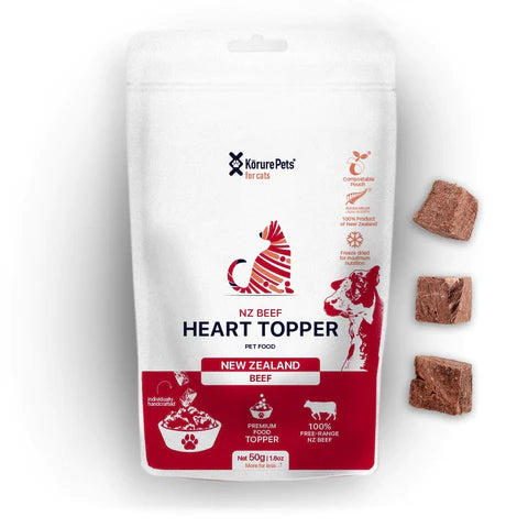 Korure Pets Cat Beef Heart Topper 50g