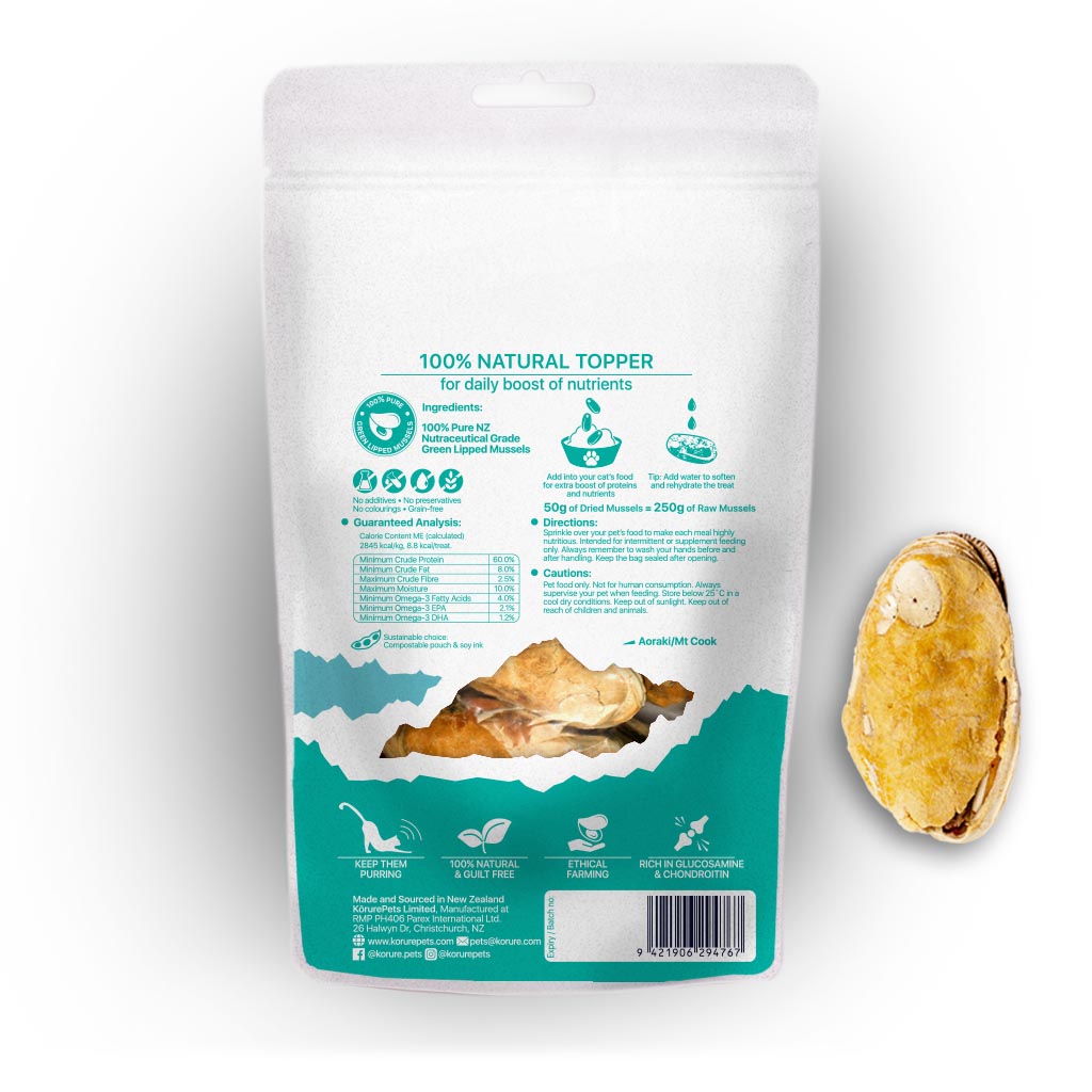 Korure Pets Cat Mussel Topper 50g