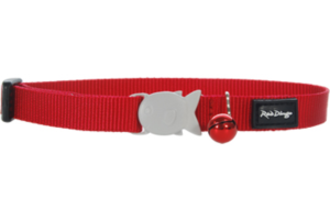 Red Dingo Cat Collar Plain