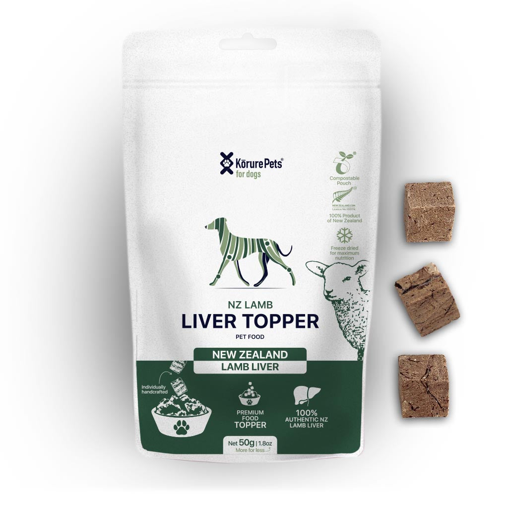 Korure Pets Dog Lamb Liver Topper  50g