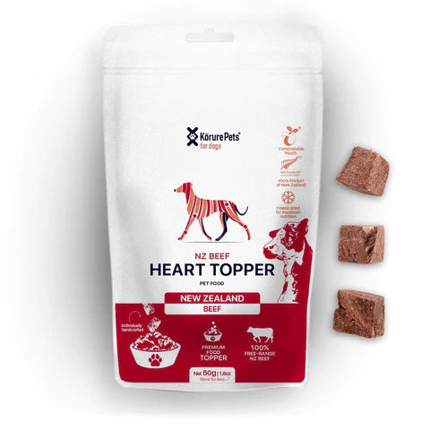 Korure Pets Dog Beef Heart Topper 50g