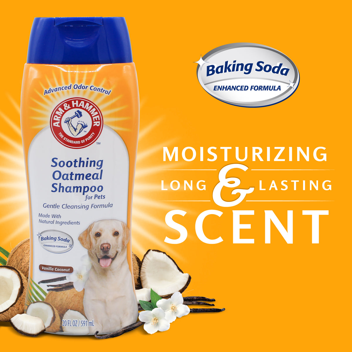 Arm & Hammer Soothing Oatmeal Shampoo Vanilla Coconut 591ml