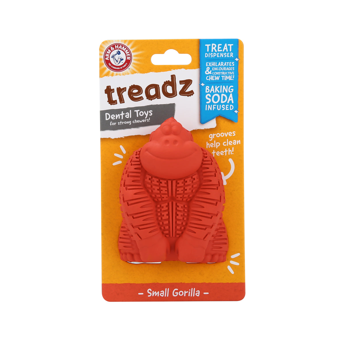 Arm & Hammer Super Treadz Mini Gorilla Dental Toy