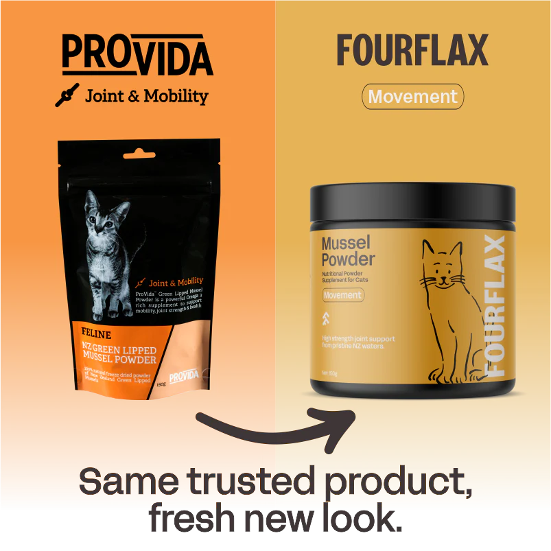 Fourflax Feline Mussel Powder