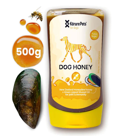 Korure Pets Dog Honey + Mussel Oil