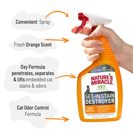 Nature's Miracle Orange Oxy Set-in-stain Remover For Cats 709ml