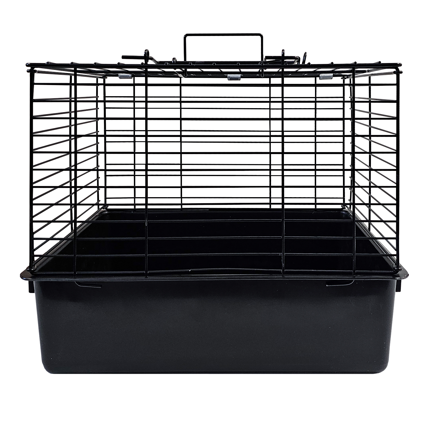 Tigga Wire Cat Carrier 43x32x36cm Black