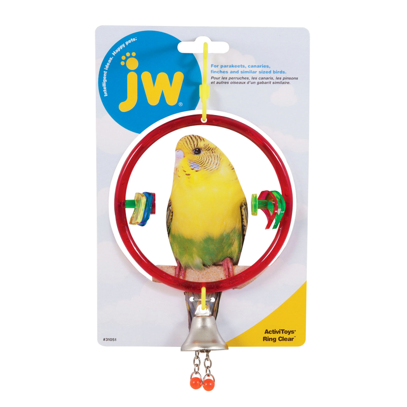 JW ActiviToy Ring Clear