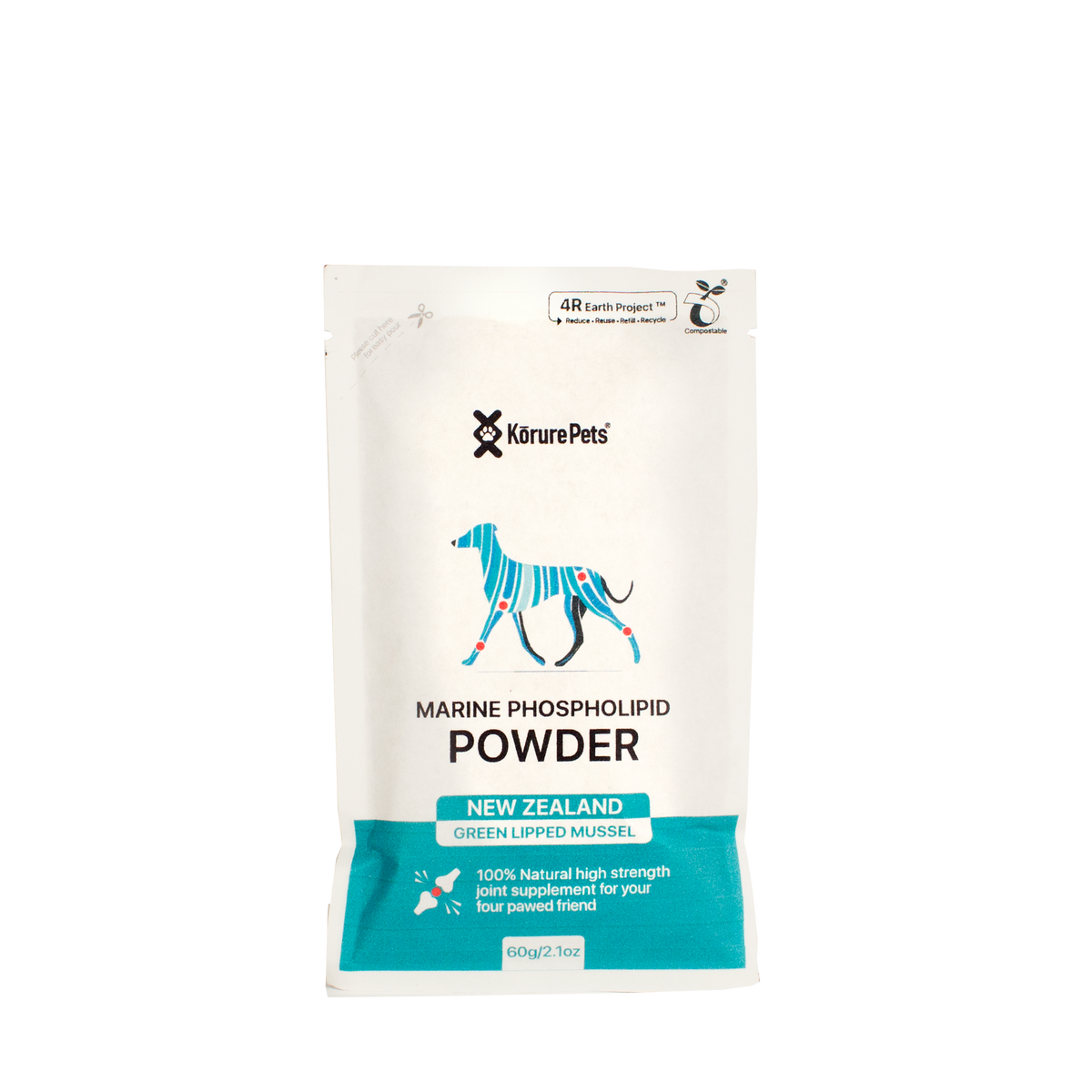 Korure Pets Marine Phospholipid Joint Health Powder Refill
