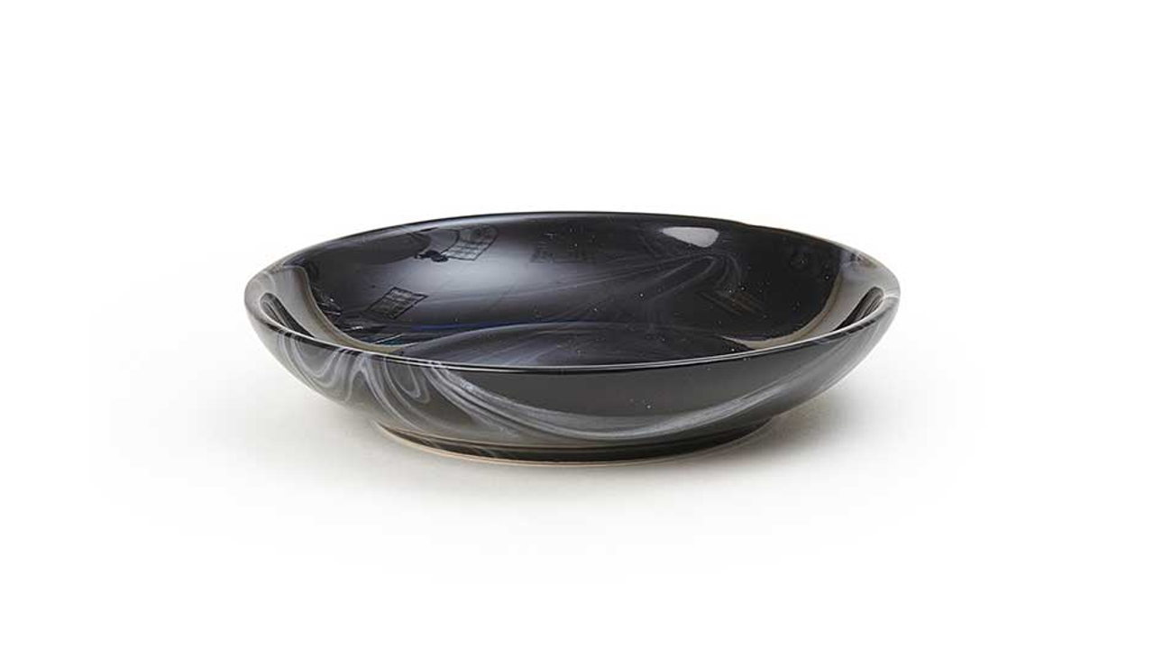 Marble Saucer Black