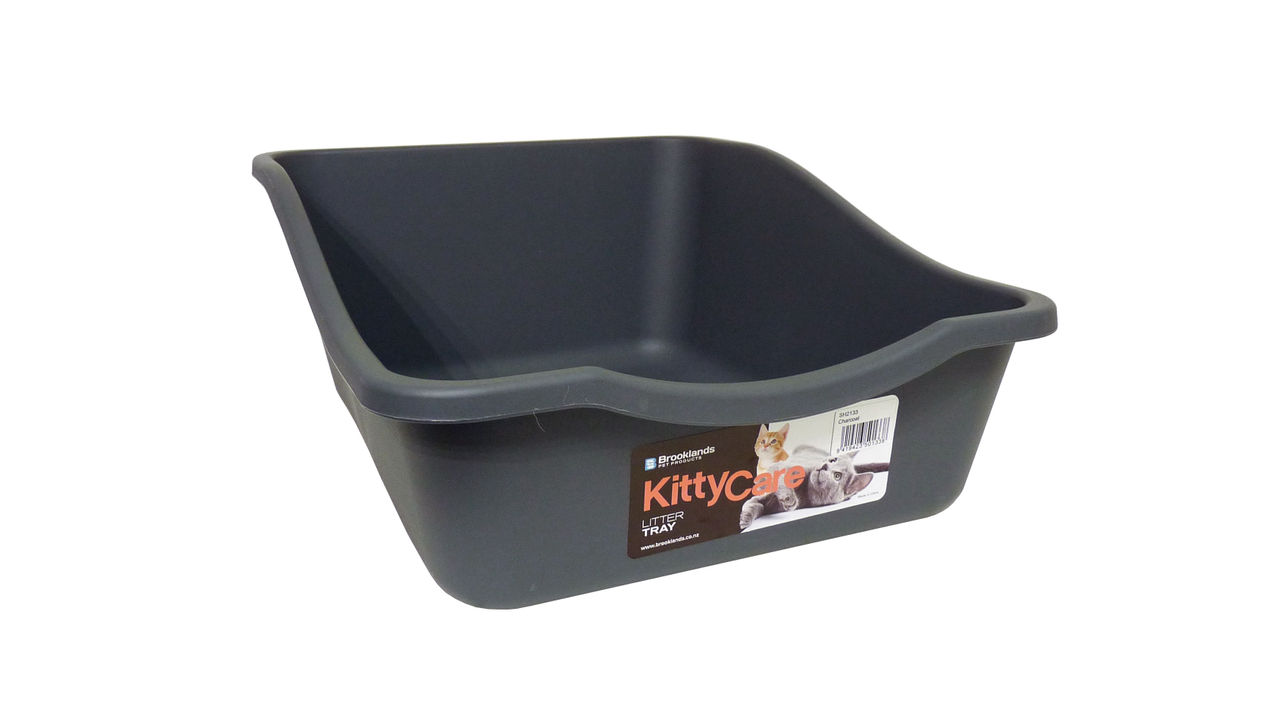 High Back Litter Tray Blue