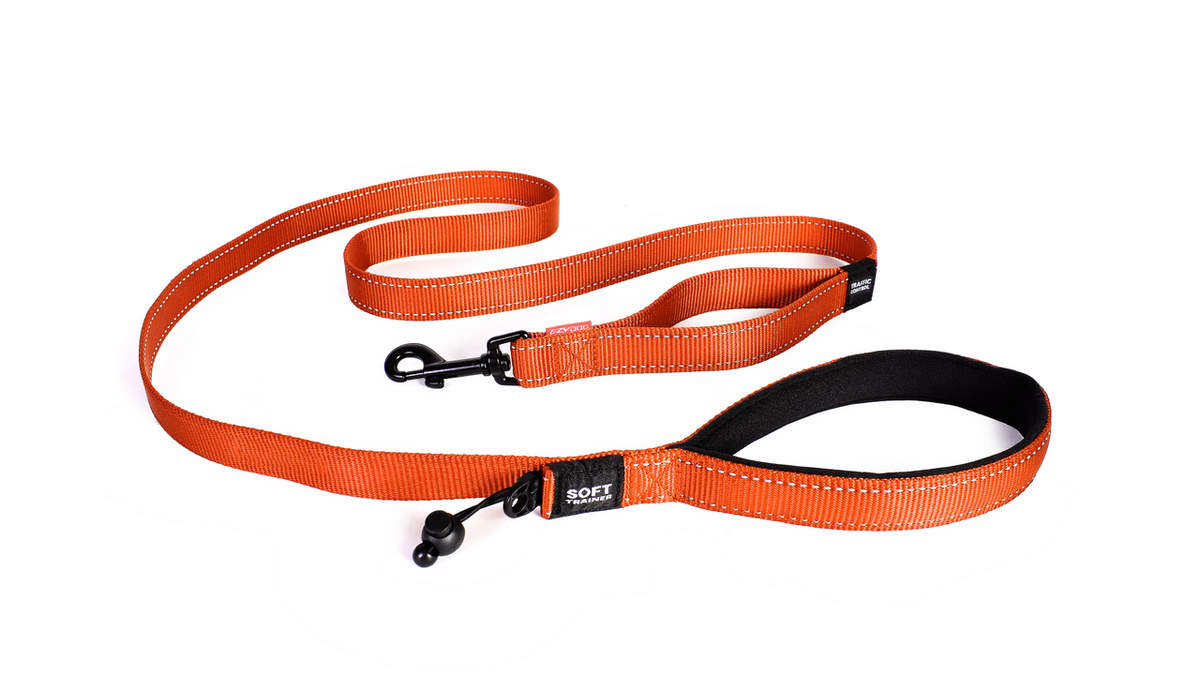 Ezy Dog Leash Leash Soft Trainer 25mm Orange