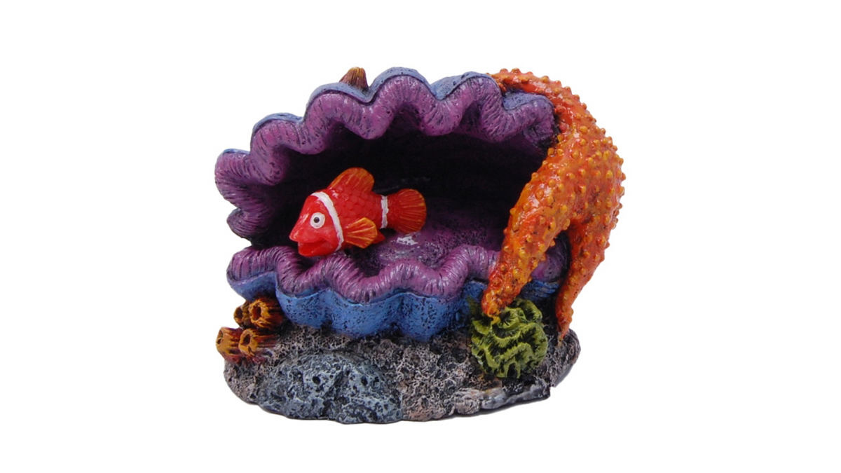 Fish Inside Clamshell Ornament