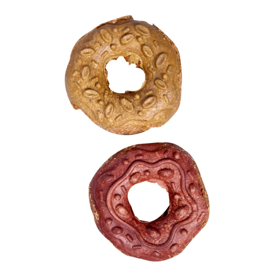 Small Animal Treat Donuts Large 2pcs Yellow/Red