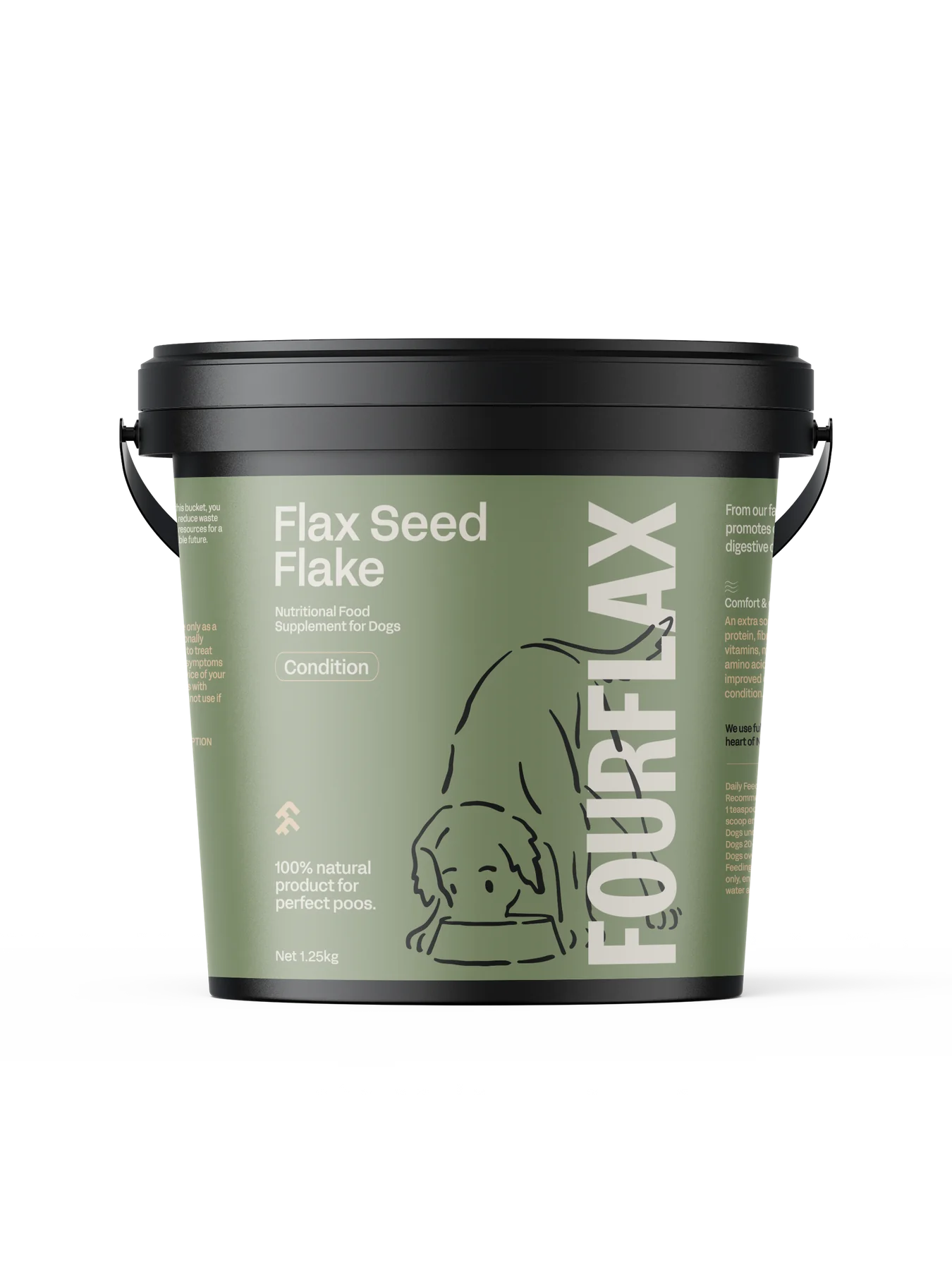 Fourflax Canine Flax Seed Flake