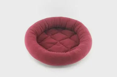 Pawise Bolster Cat Bed Red 40x6cm