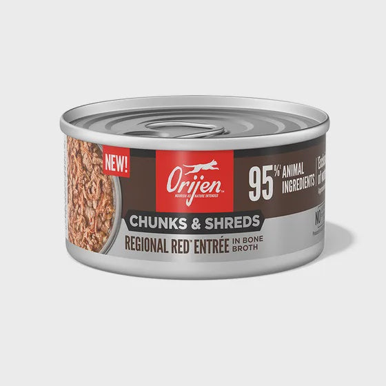 ORIJEN Regional Red Entrée in Bone Broth Adult Cat Wet Food 85g