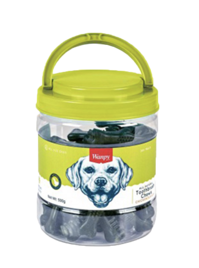 Wanpy Tooth Brush Chews Chicken Flavor
