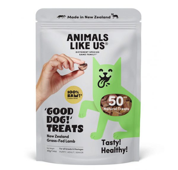 Animals Like Us Good Dog Treats Grass-Fed Lamb 40g