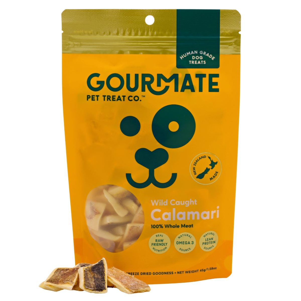 Gourmate Wild Caught Calamari 45g