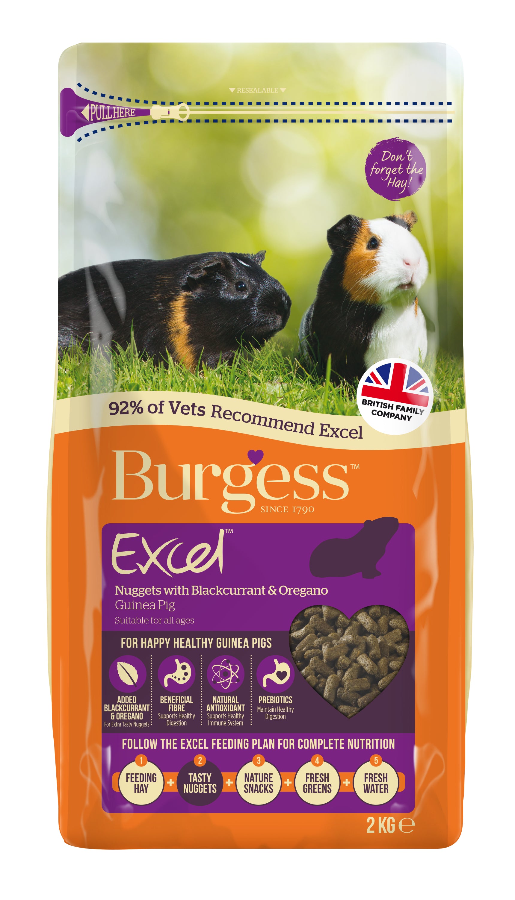 burgess excel nuggets with mint guinea pig