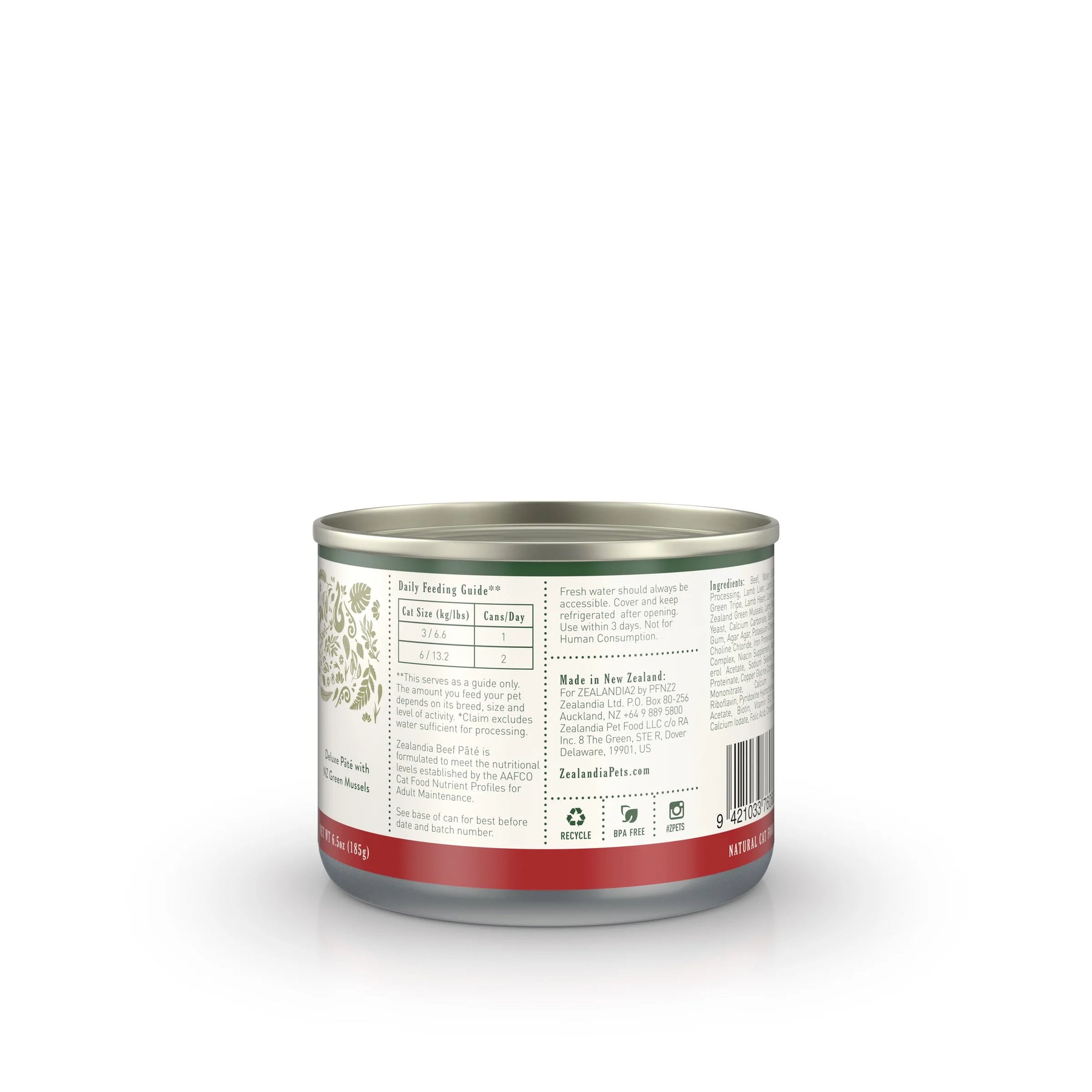 Zealandia Cat Beef Pate