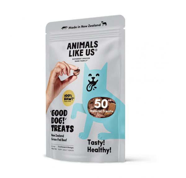 Animals Like Us Good Dog Treats Grass-Fed Beef 40g
