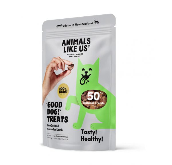 Animals Like Us Good Dog Treats Grass-Fed Lamb 40g