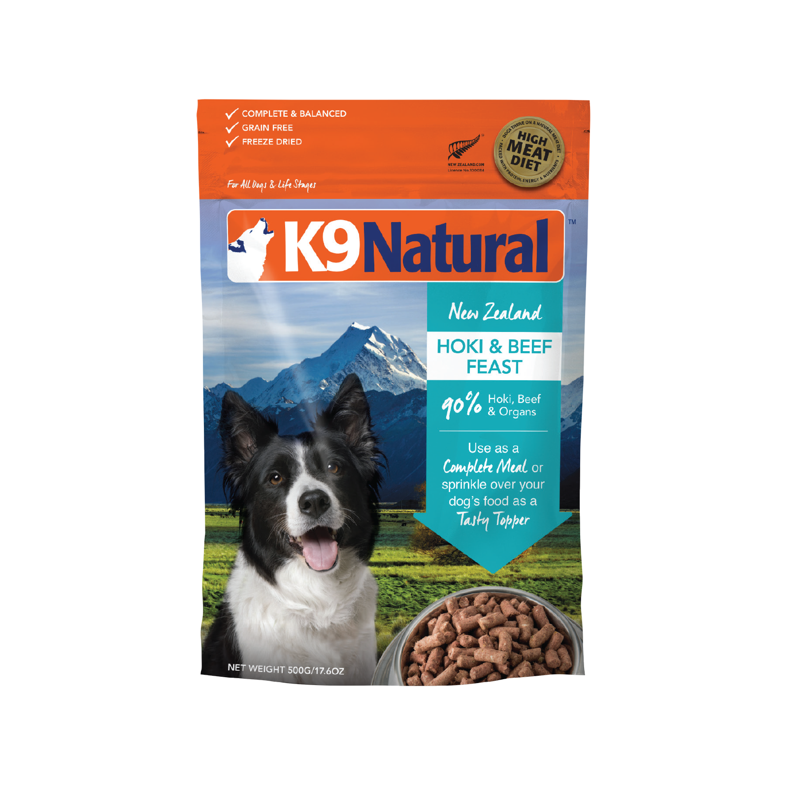 K9 Natural Beef and Hoki Feast Freeze Dried