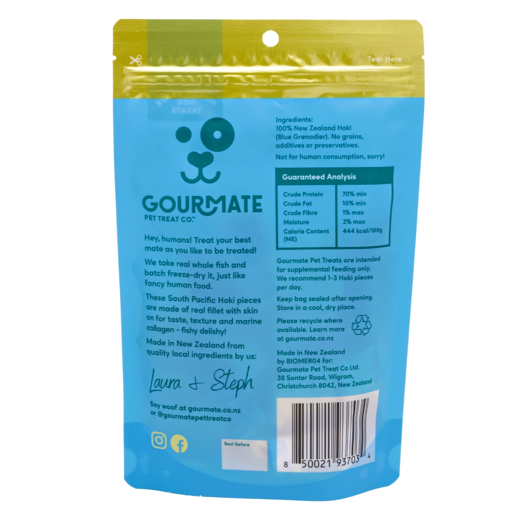 Gourmate South Pacific Hoki 45g