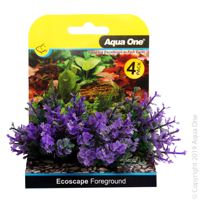Aqua One Ecoscape Foreground Catspaw 4pk Purple