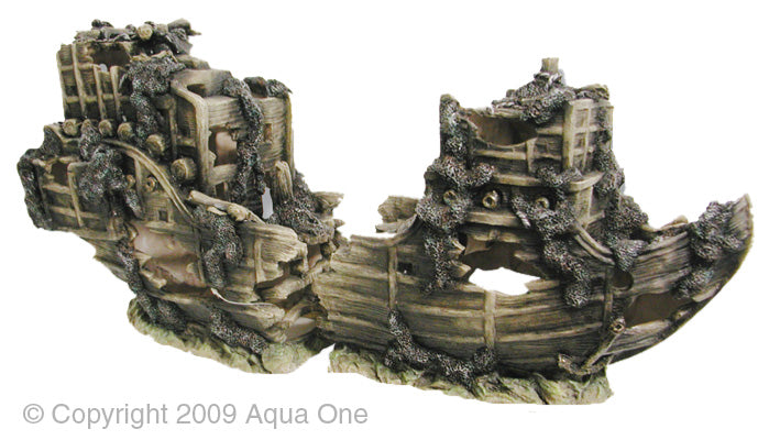 Aqua One Ornament Shipwreck