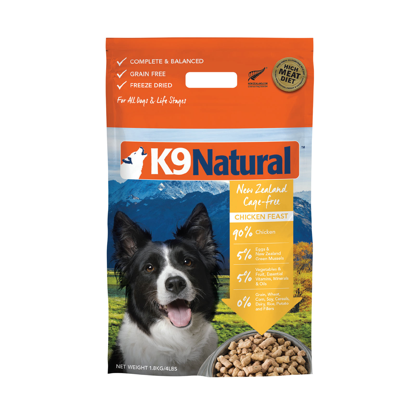 K9 Natural Chicken Feast Freeze Dried