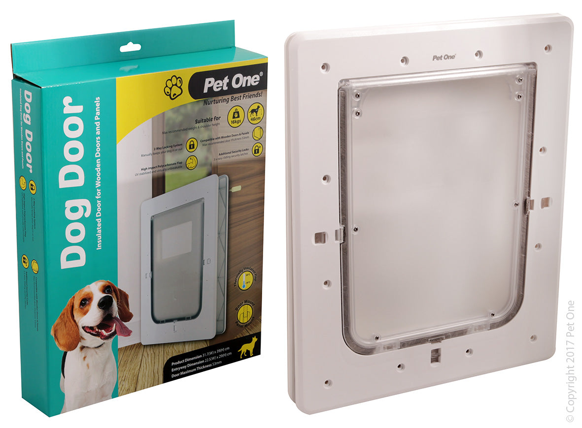 Pet One Dog Door Wood